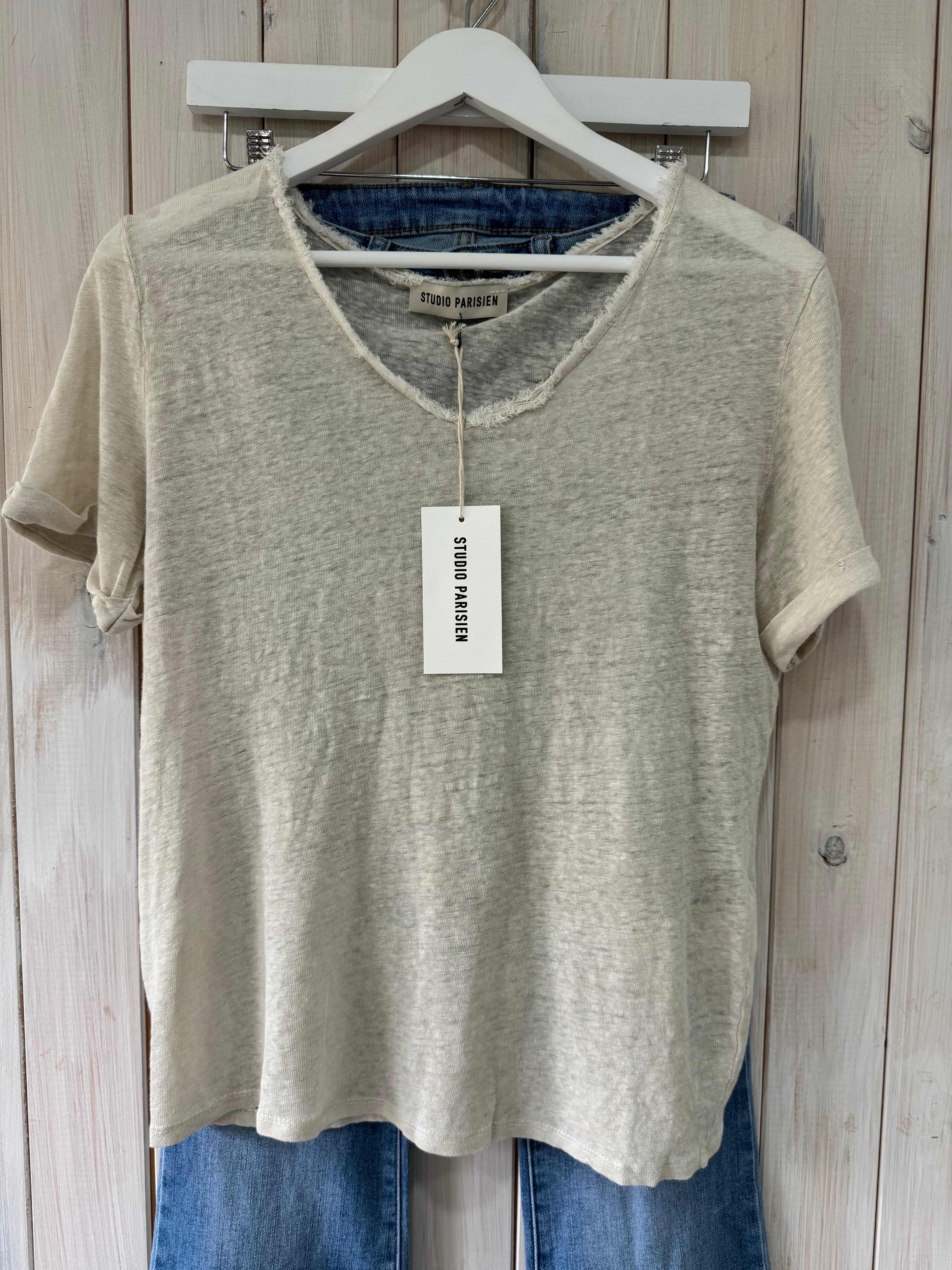 Linen Knit T - 2 Colours - NewCollection Studio Parisien