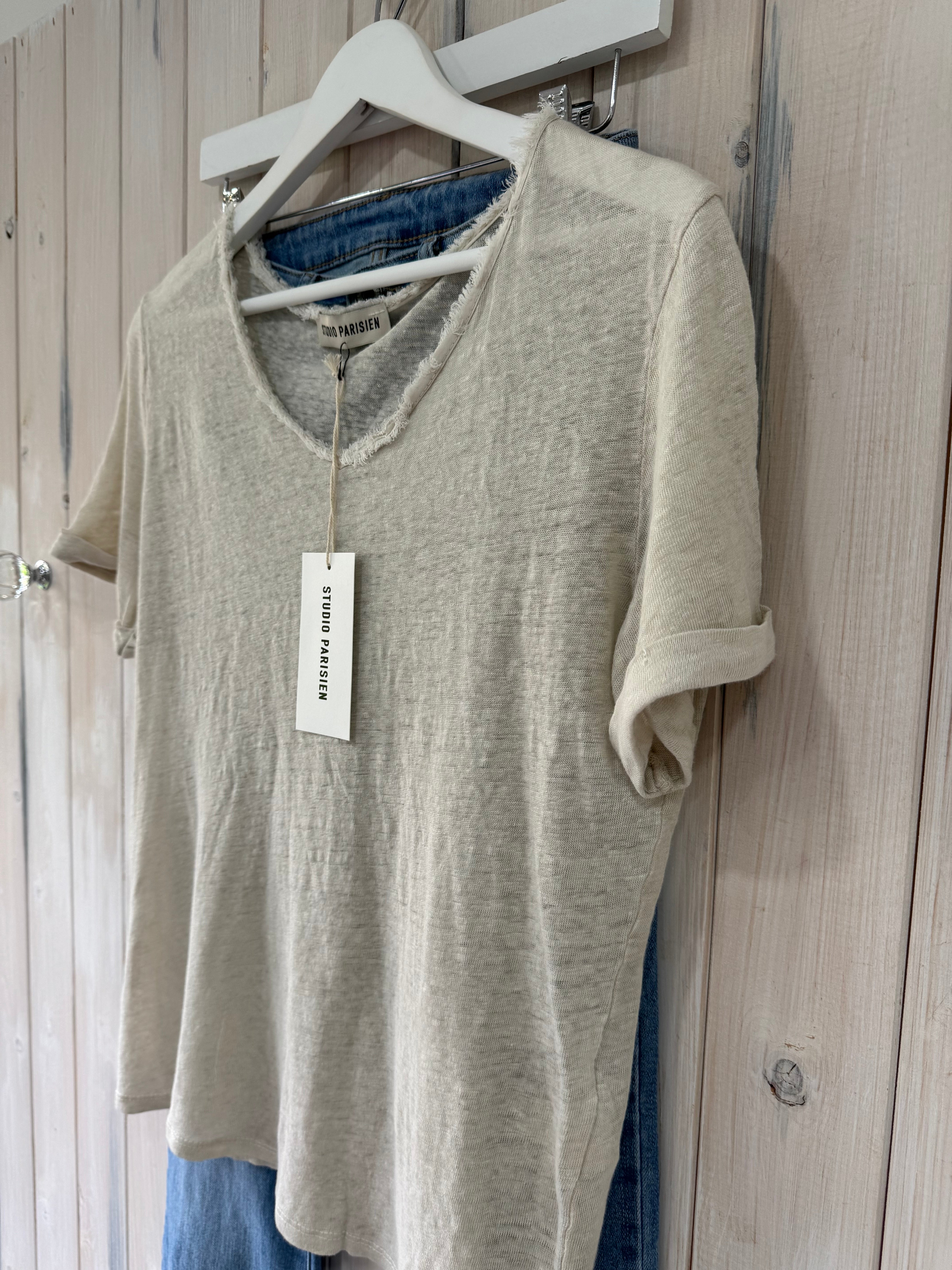 Linen Knit T - 2 Colours - NewCollection Studio Parisien