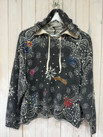 Load image into Gallery viewer, Embroidered Bandana Hoodie - New Brand
